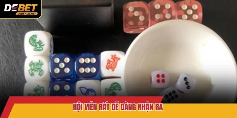 Hội viên rất dễ dàng nhận ra
